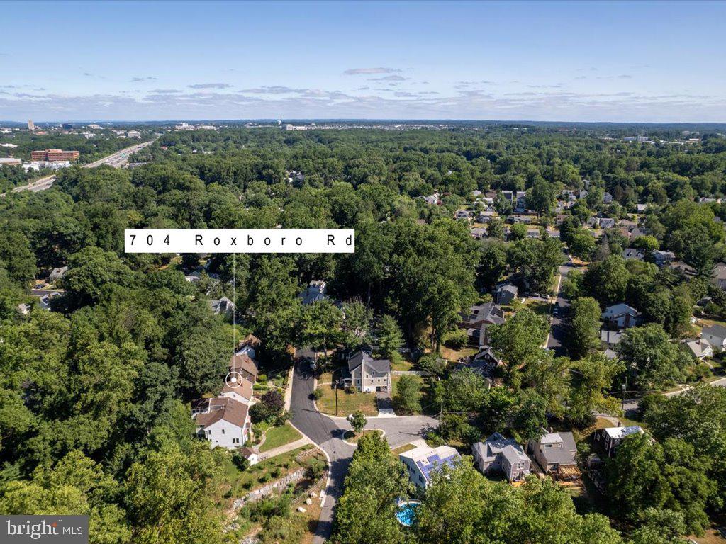 704 Roxboro Road Rockville, MD 20850 - Photo 38 of 43 Aerial view of 704 Roxboro Road