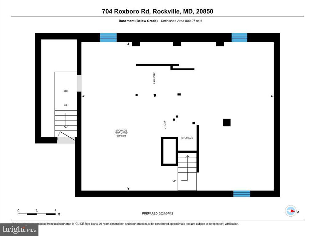704 Roxboro Road Rockville, MD 20850 - Photo 43 of 43 Lower Level Floor Plan