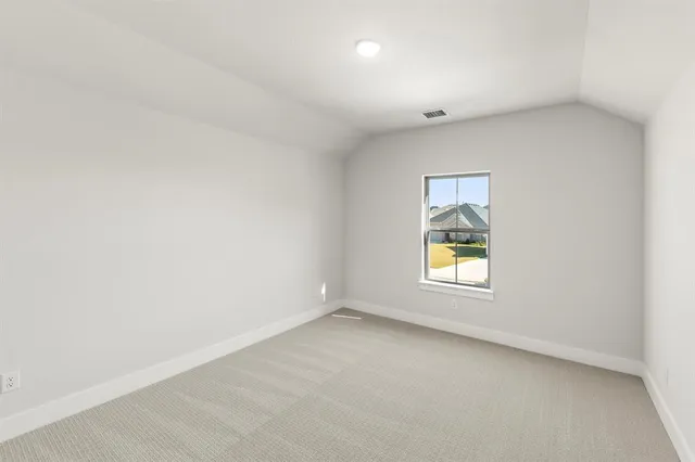 an empty room with window