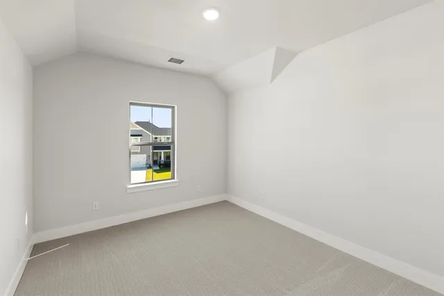 an empty room with window