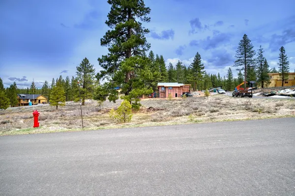 a view of road with trees