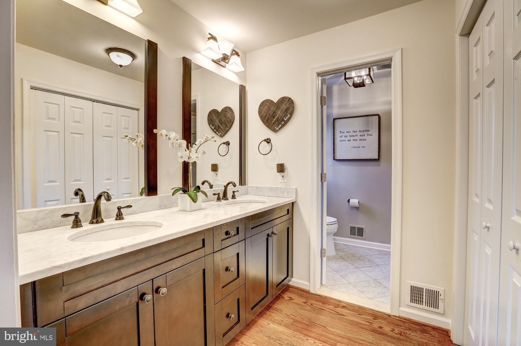 17943 Pond Road Ashton, MD 20861 - Photo 32 of 77 Owner's Suite - double vanity