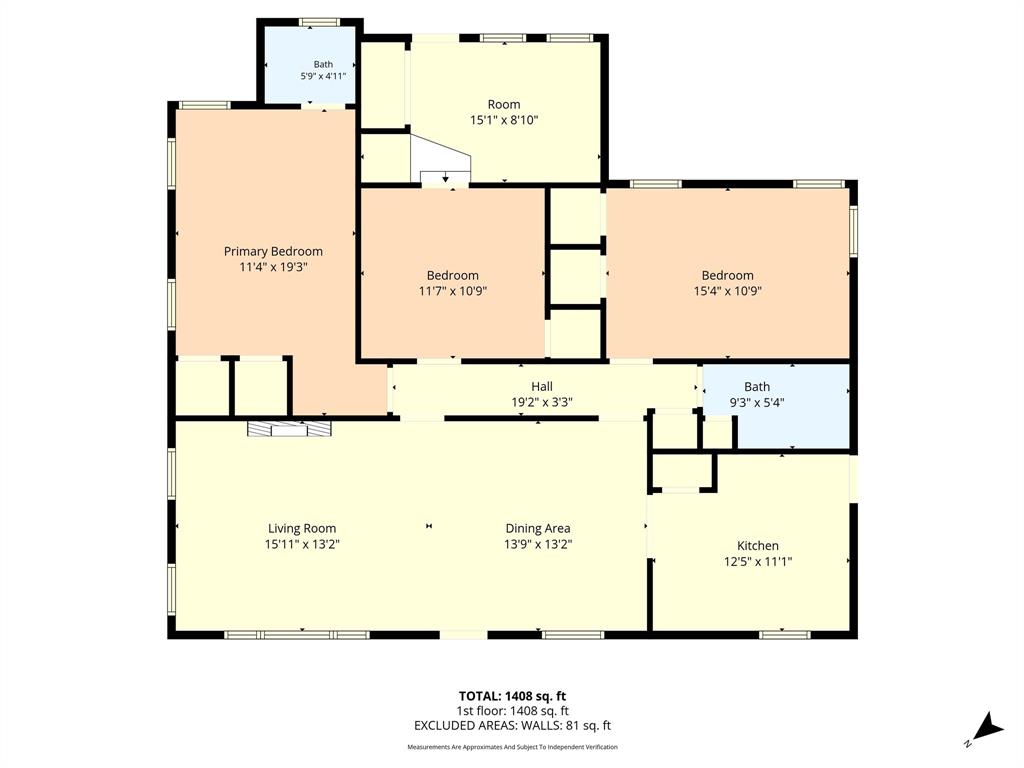3012 Mitchell Avenue Waco, TX 76708 - Photo 18 of 18 Floor plan