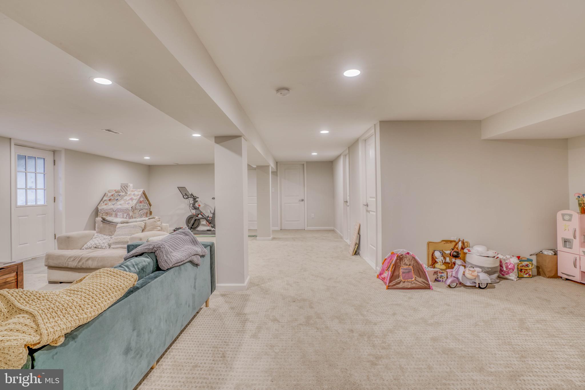 2818 Pinewick Road Ellicott City, MD 21042 - Photo 56 of 75 Open basement w/ new carpet in 2019