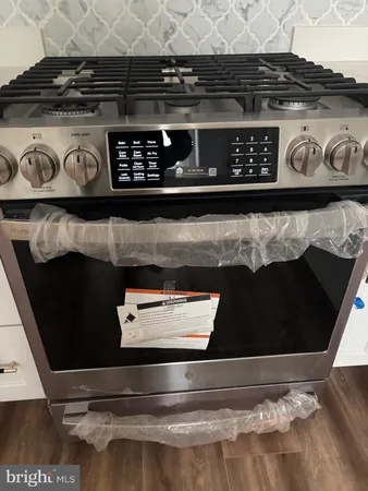 a close view of stove