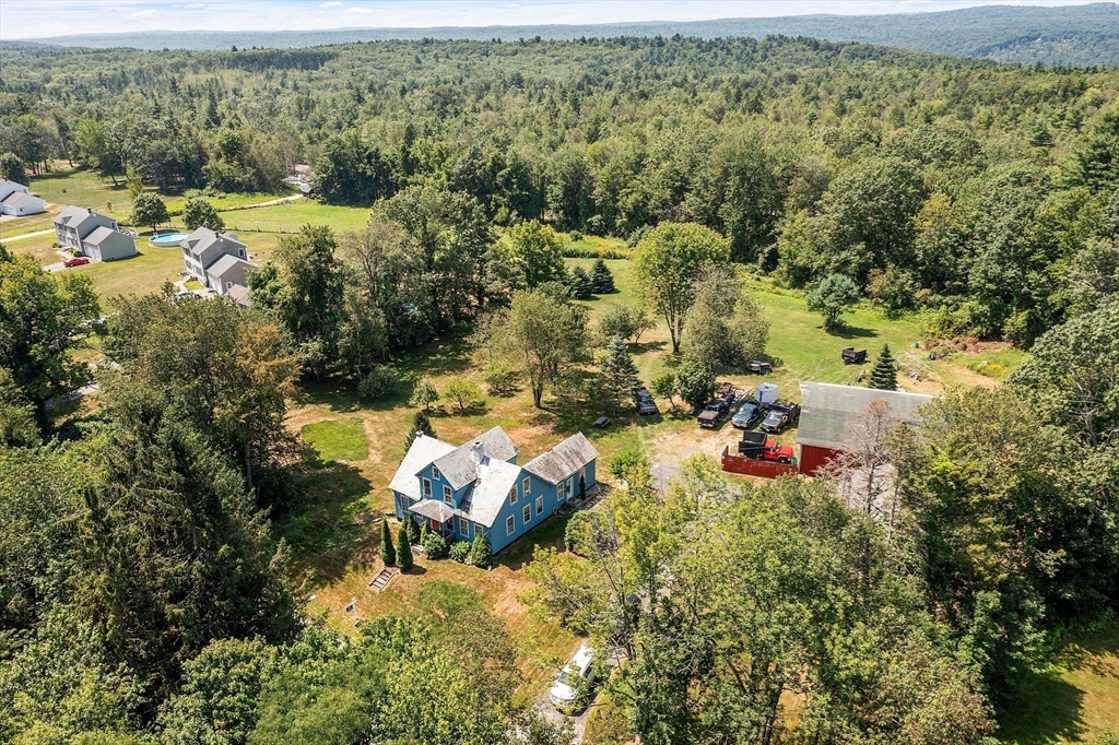 171 South Road Templeton, MA 01436 - Photo 5 of 38 an aerial view of a house with a yard and lake view