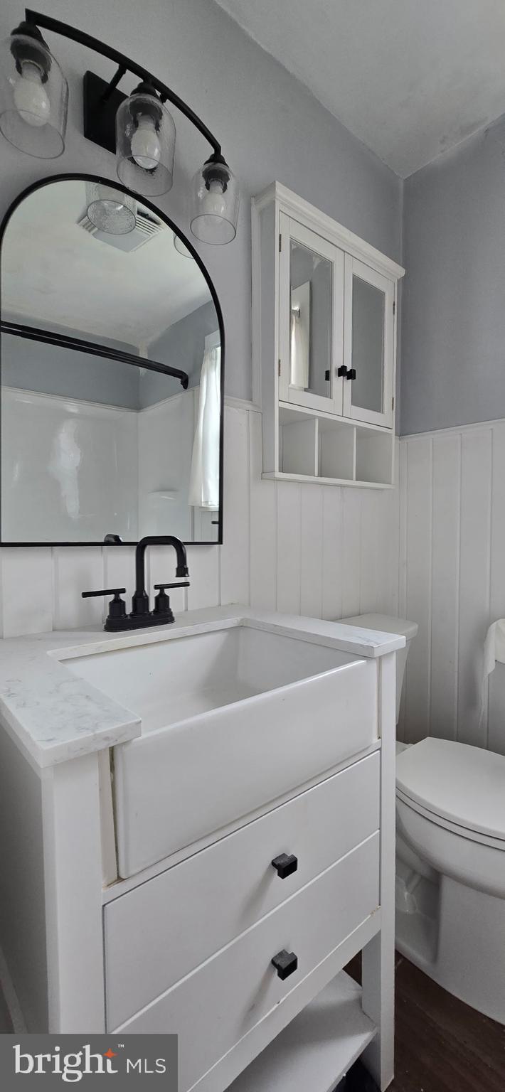 2194 Spinnerstown Road Spinnerstown, PA 18951 - Photo 12 of 27 a bathroom with a sink and mirror