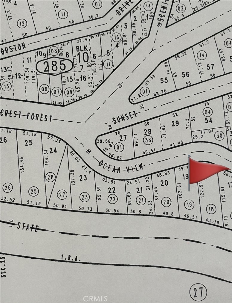 0 Ocean View Drive Crestline, CA 92325 - Photo 3 of 3 a black and white photo of a