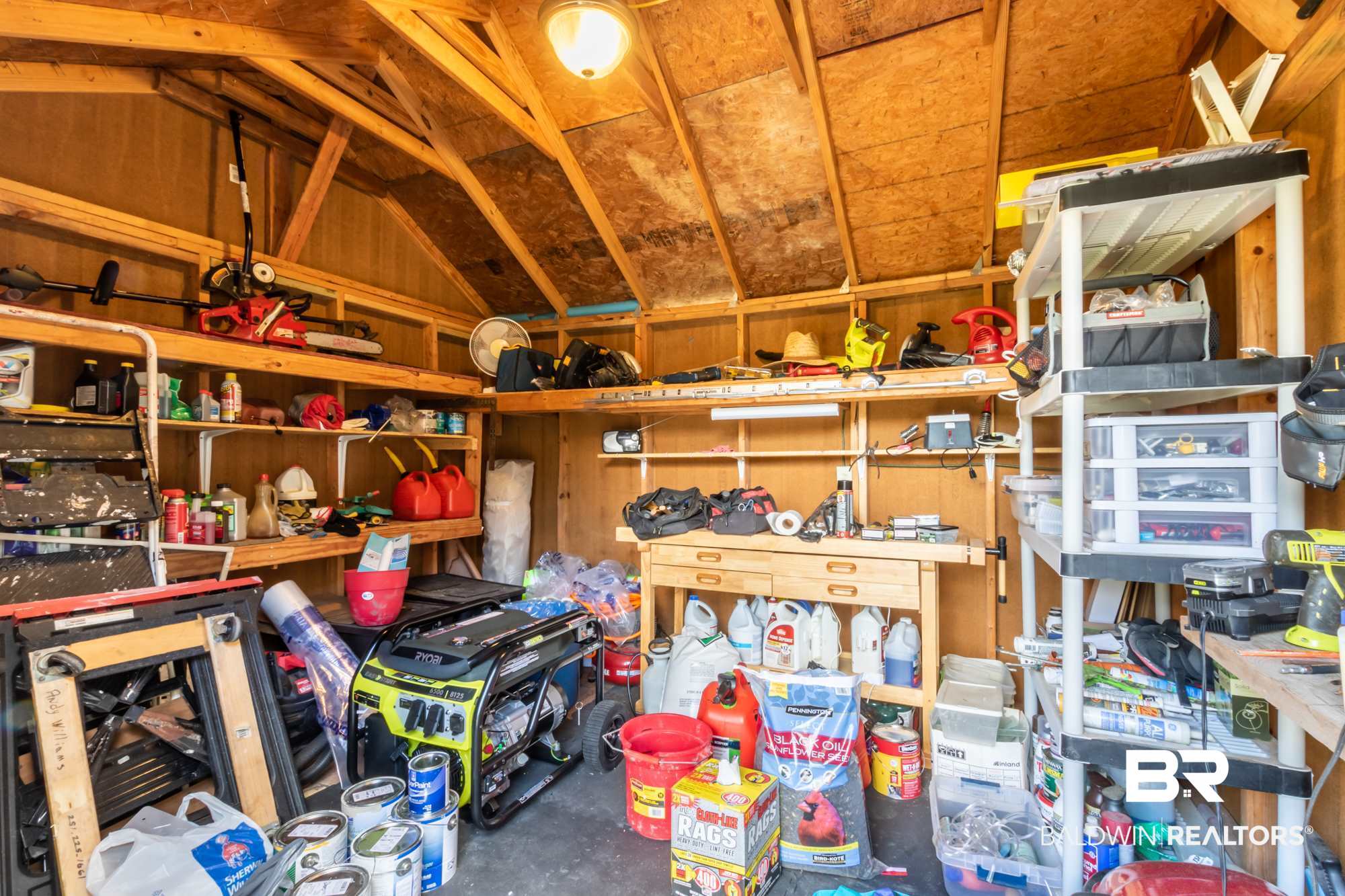 238 Meadow Run Loop East Foley, AL 36535 - Photo 43 of 43 Inside of Storage Shed