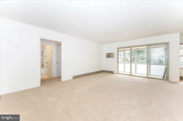 a view of a large window with an outdoor view