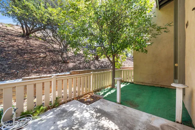 a view of a garden with flowers