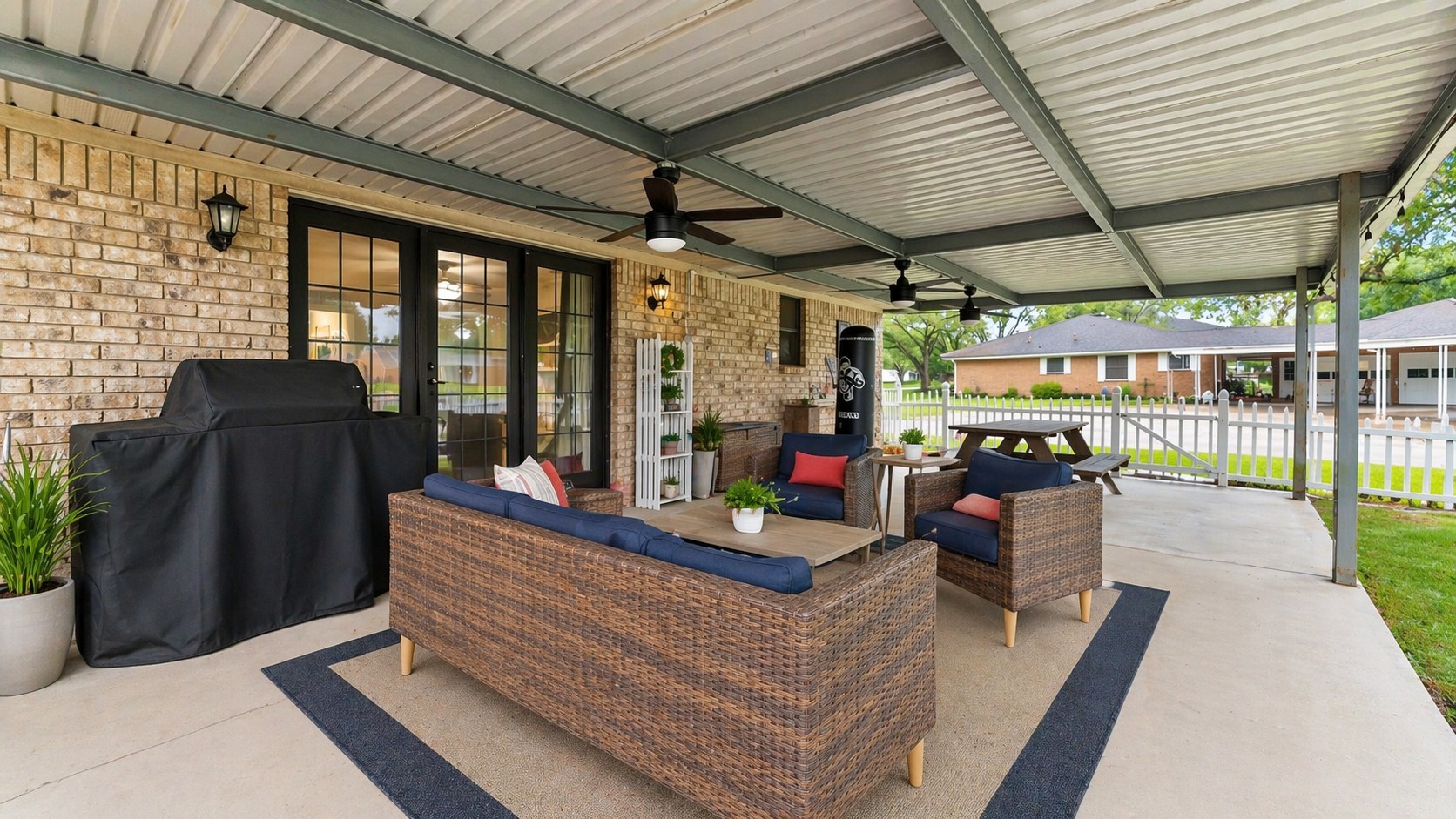 1645 9th Street Hempstead, TX 77445 - Photo 4 of 18 a living room with patio