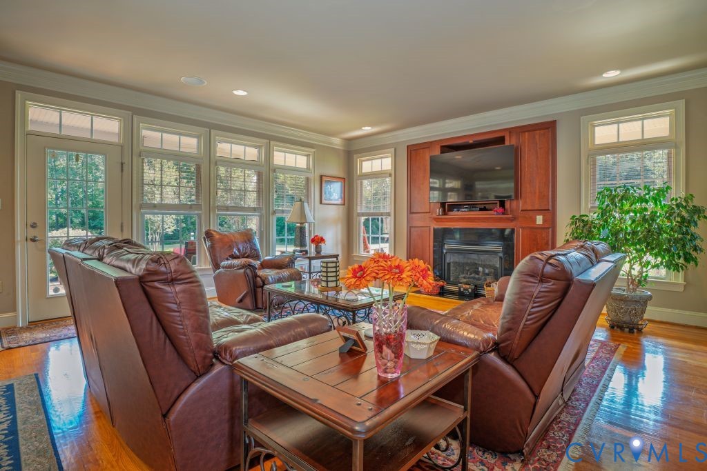 14319 Blunts Bridge Road Ashland, VA 23005 - Photo 16 of 50 Hardwood flooring, gas fireplace, surround sound s