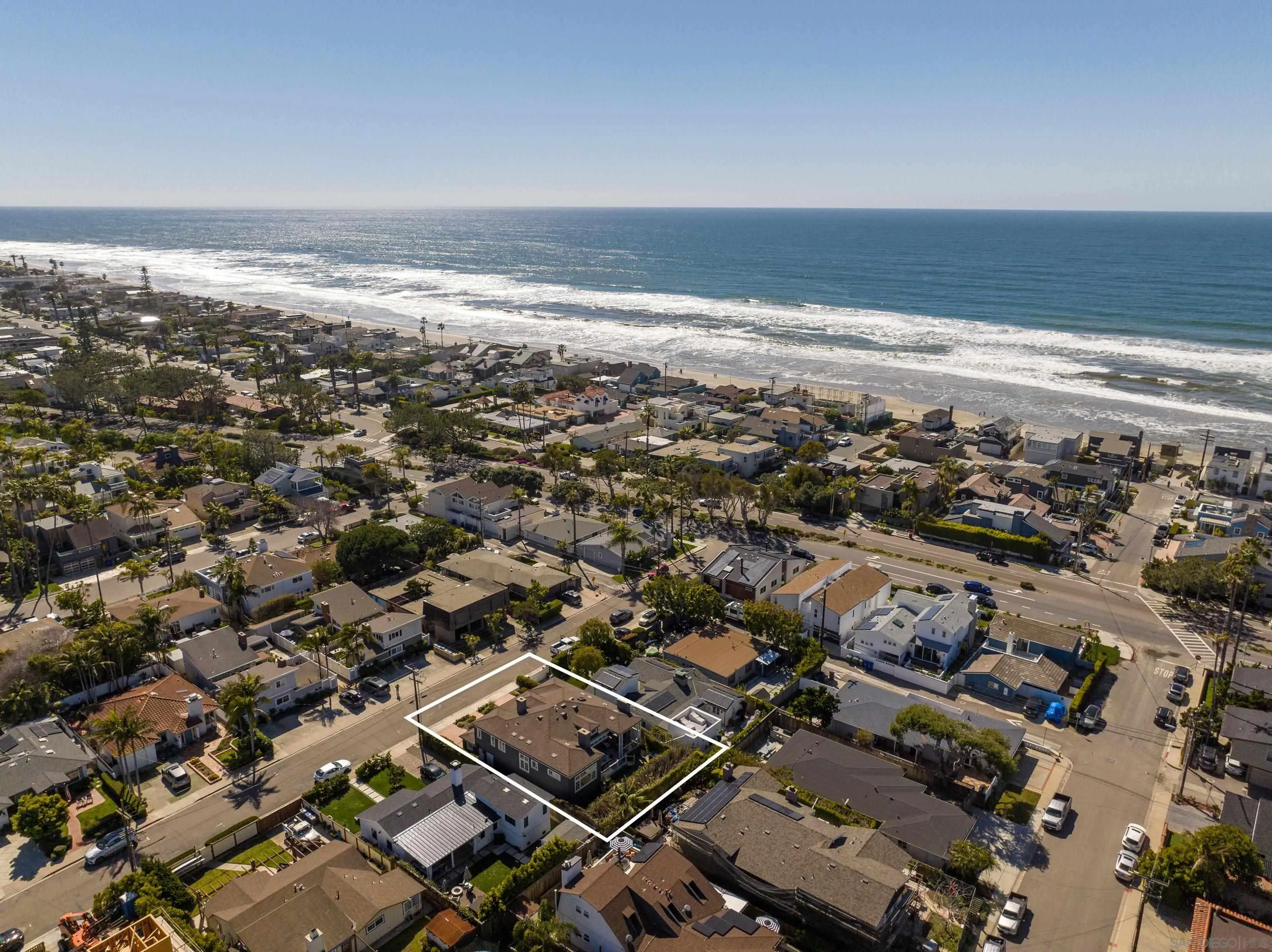 236 24th Street Del Mar, CA 92014 - Photo 32 of 34 an aerial view of beach and ocean