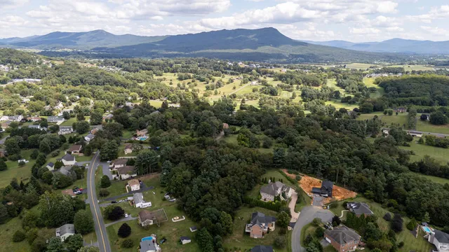 a view of a city from a balcony