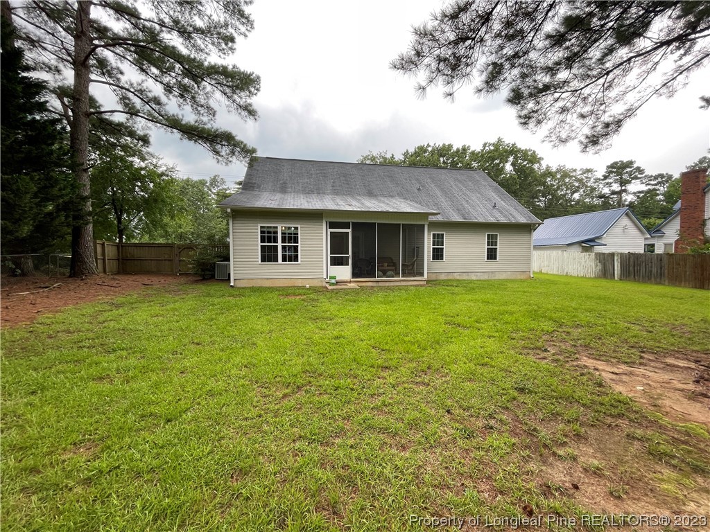6298 Phillipi Church Road Raeford, NC 28376 - Photo 30 of 31 a house view with a garden space
