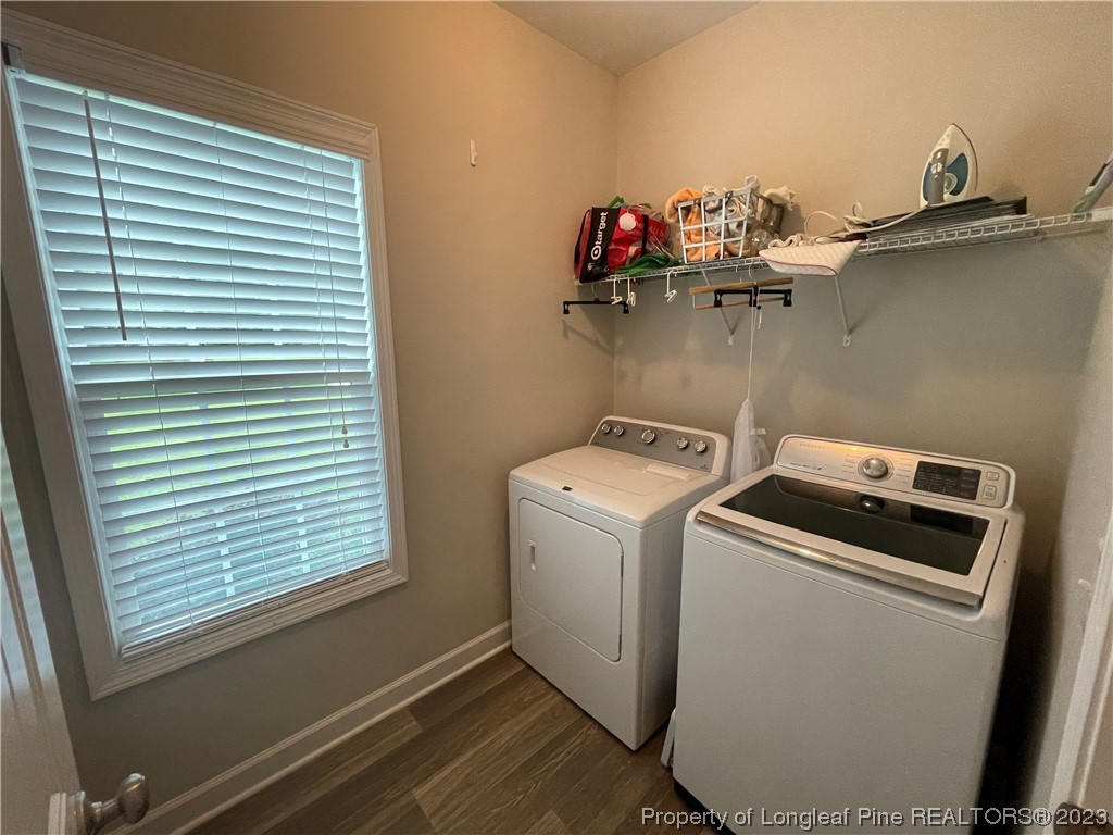 6298 Phillipi Church Road Raeford, NC 28376 - Photo 5 of 31 a utility room with dryer and washer