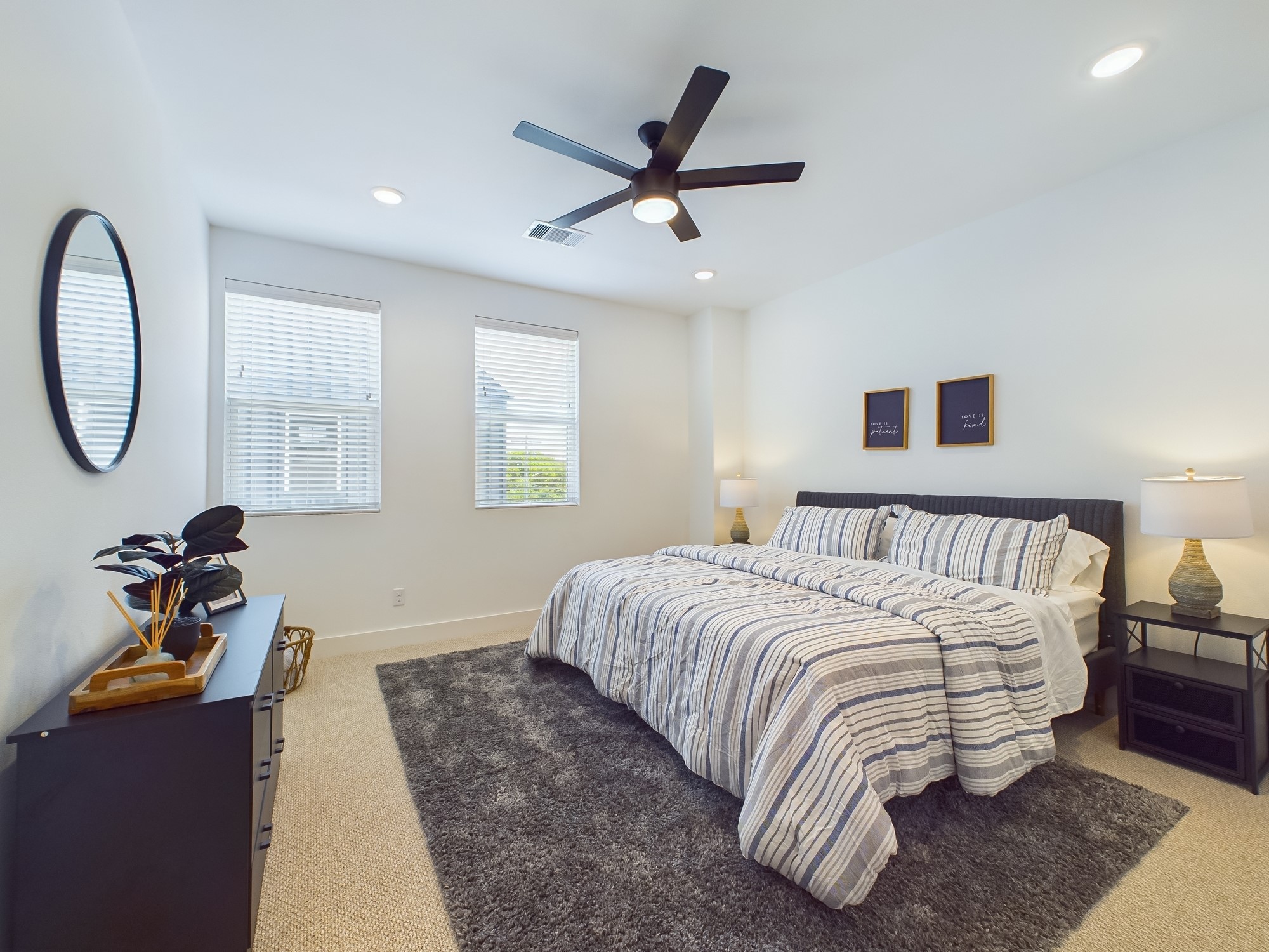 8319 Springwood Drive Houston, TX 77055 - Photo 22 of 47 Spacious primary bedroom! CEILING FANS NOT INCLUDED