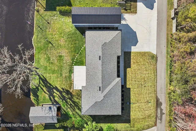 a view of garden with house