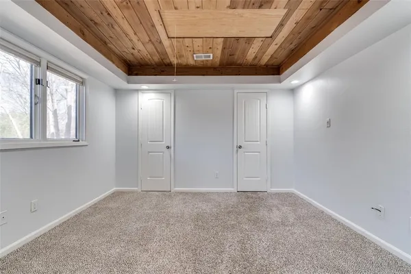 a view of empty room