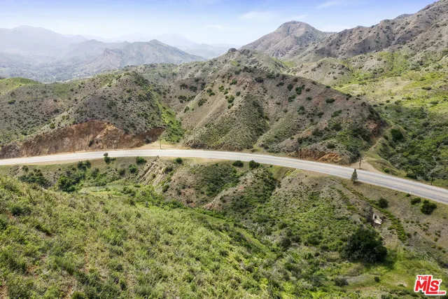 a view of a forest with a lake view