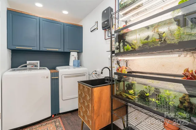 a view of storage and utility room