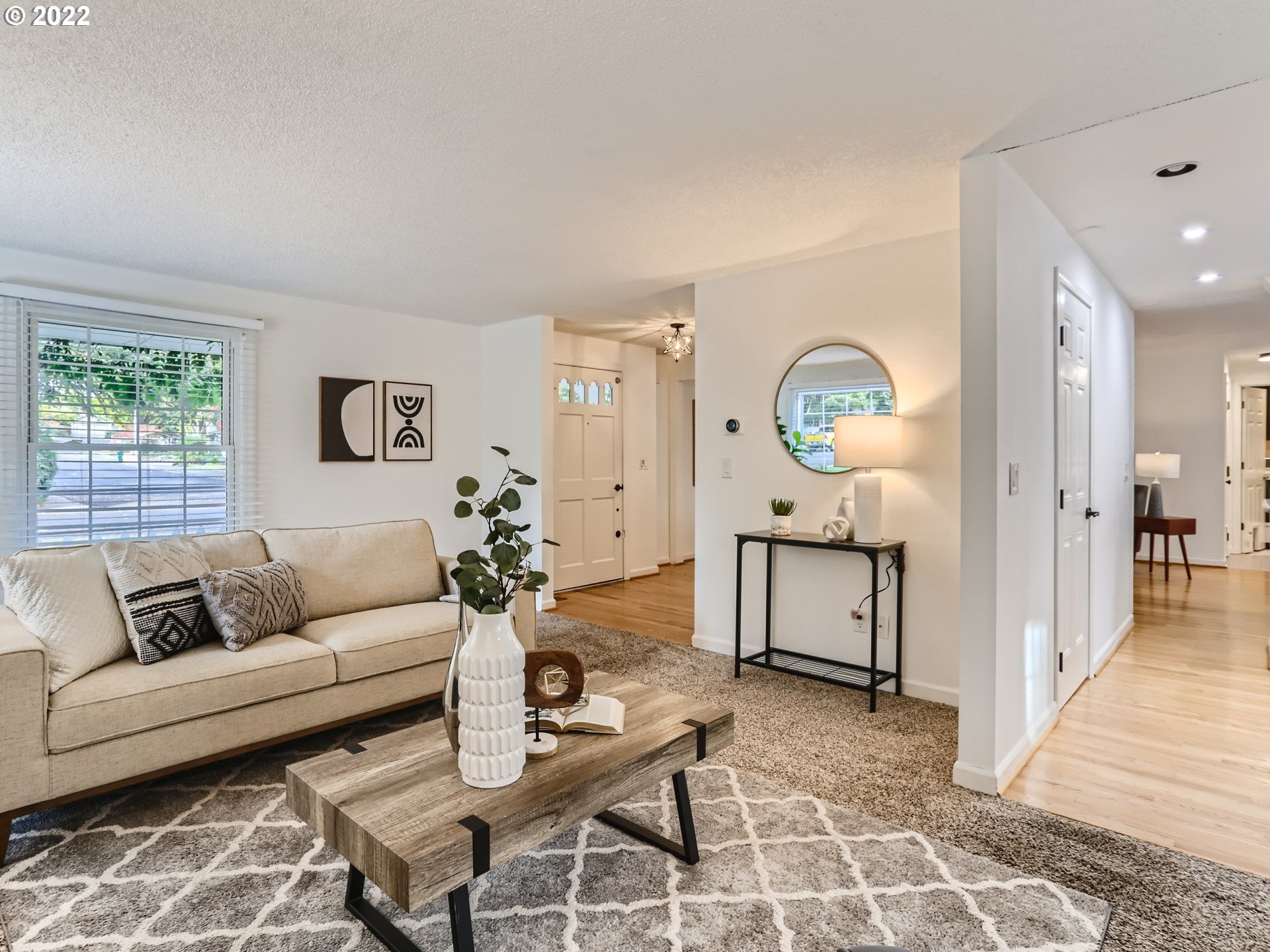 12300 Southwest Davies Road Beaverton, OR 97008 - Photo 9 of 31 a living room with furniture and wooden floor