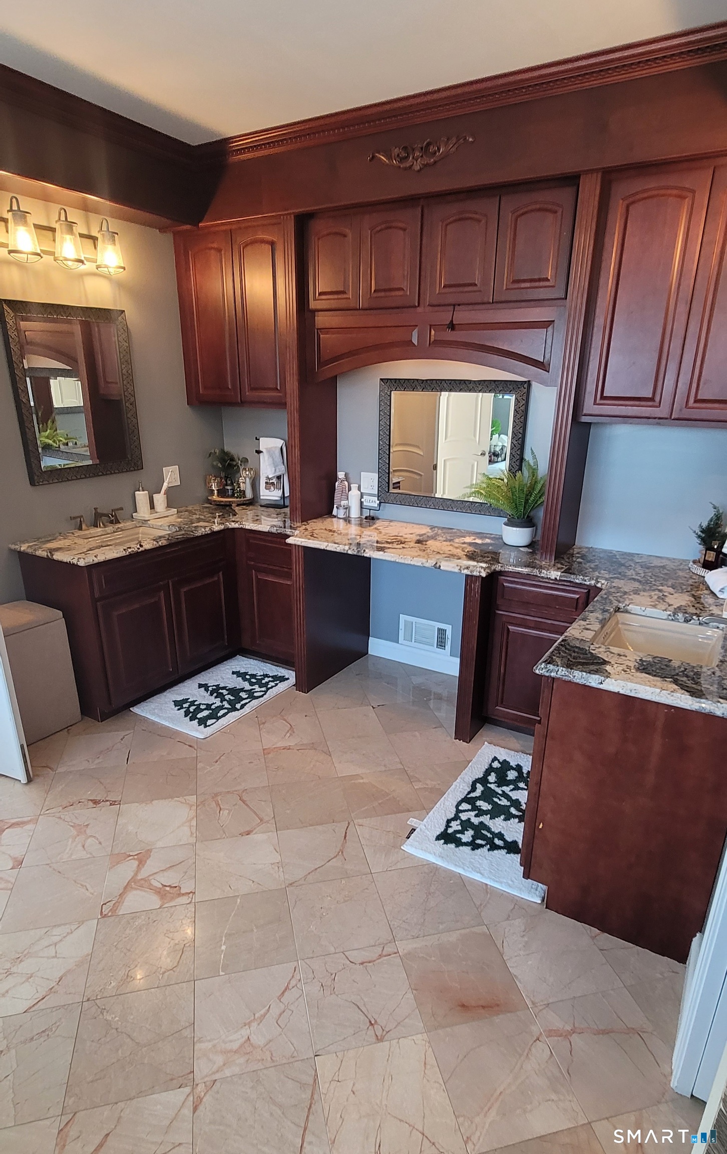 1461 Bunker Hill Road Watertown, CT 06795 - Photo 12 of 22 a kitchen with stainless steel appliances granite countertop a stove a sink and a microwave