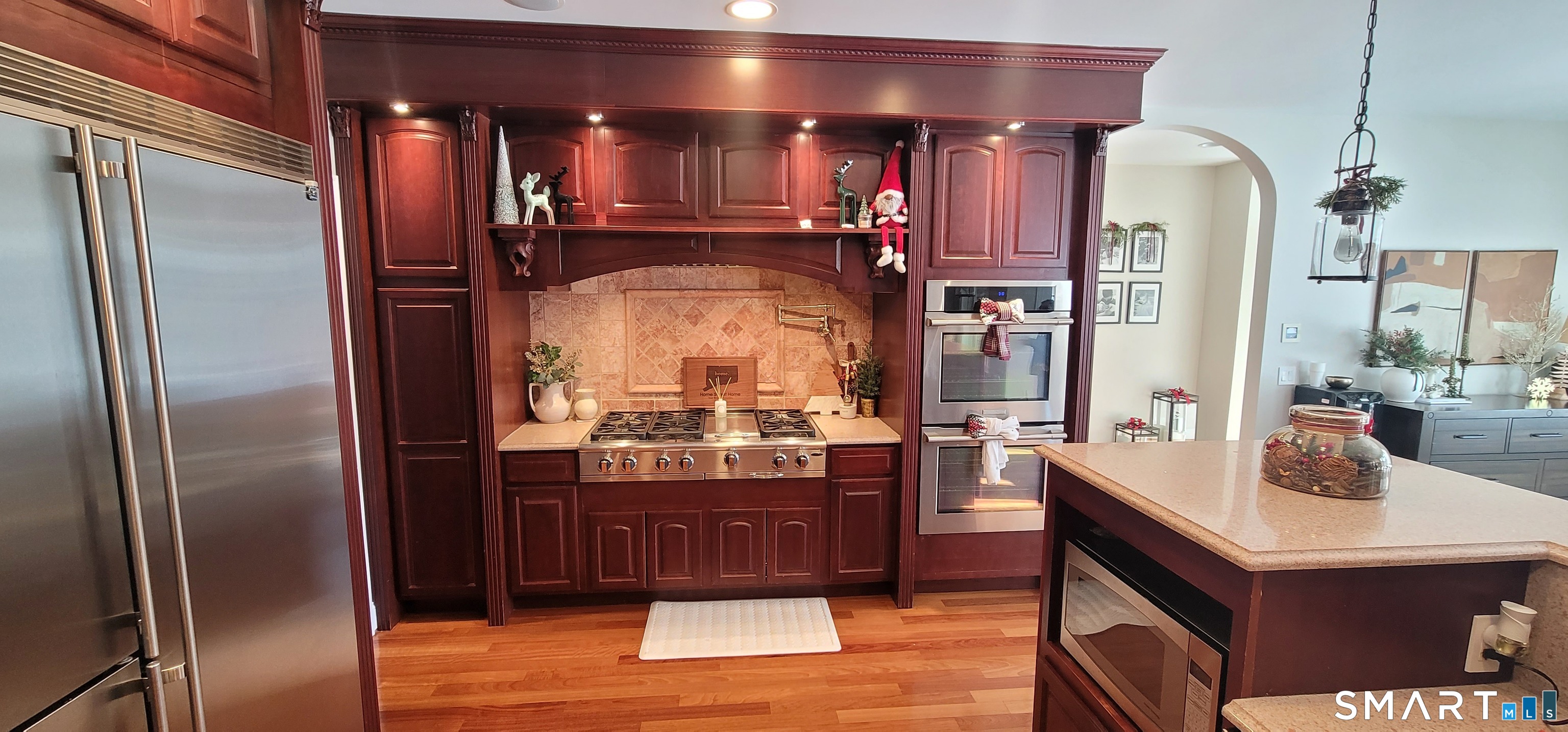 1461 Bunker Hill Road Watertown, CT 06795 - Photo 13 of 22 a kitchen with stainless steel appliances granite countertop a refrigerator and a stove