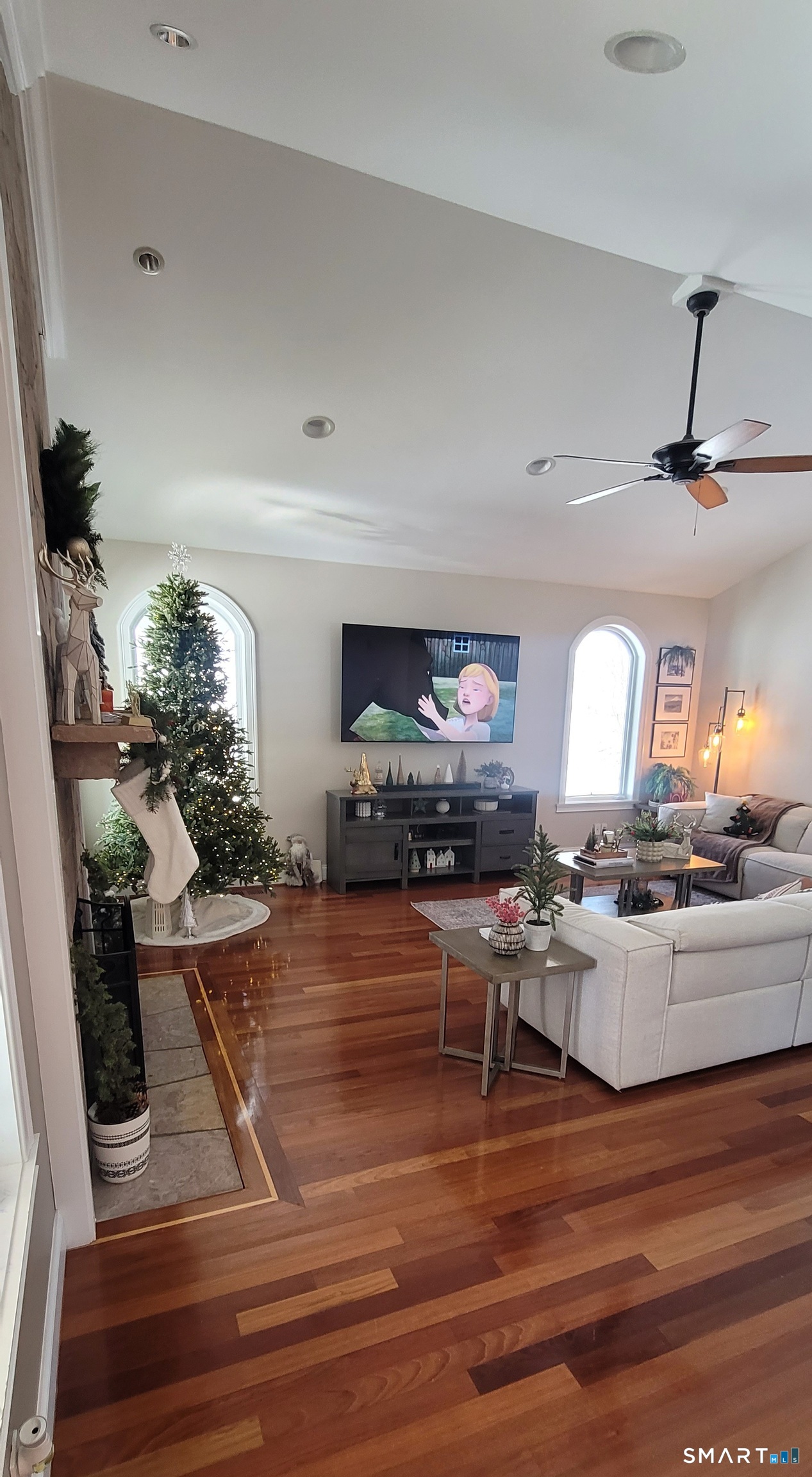 1461 Bunker Hill Road Watertown, CT 06795 - Photo 16 of 22 a living room with furniture and a flat screen tv