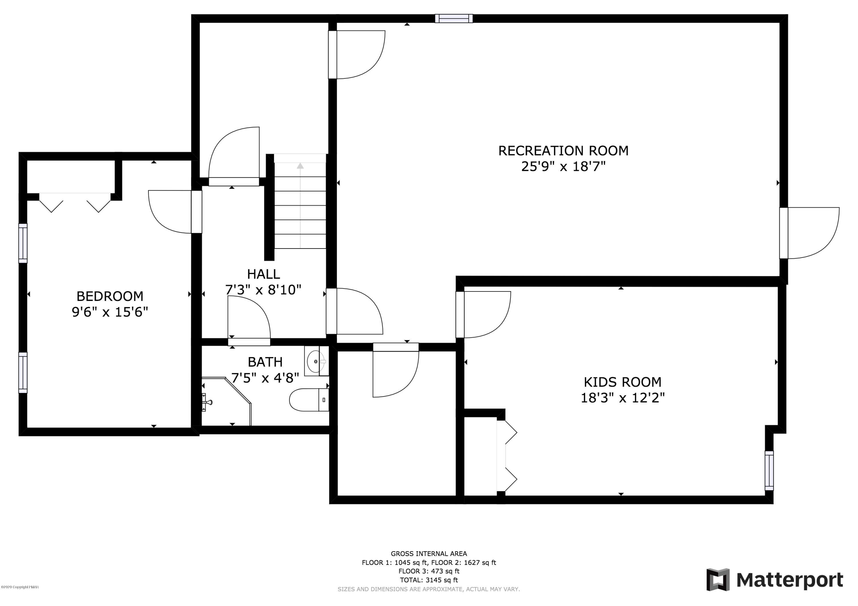 172 Maines Road Hawley, PA 18428 - Photo 120 of 122 Floor plan Lower Level