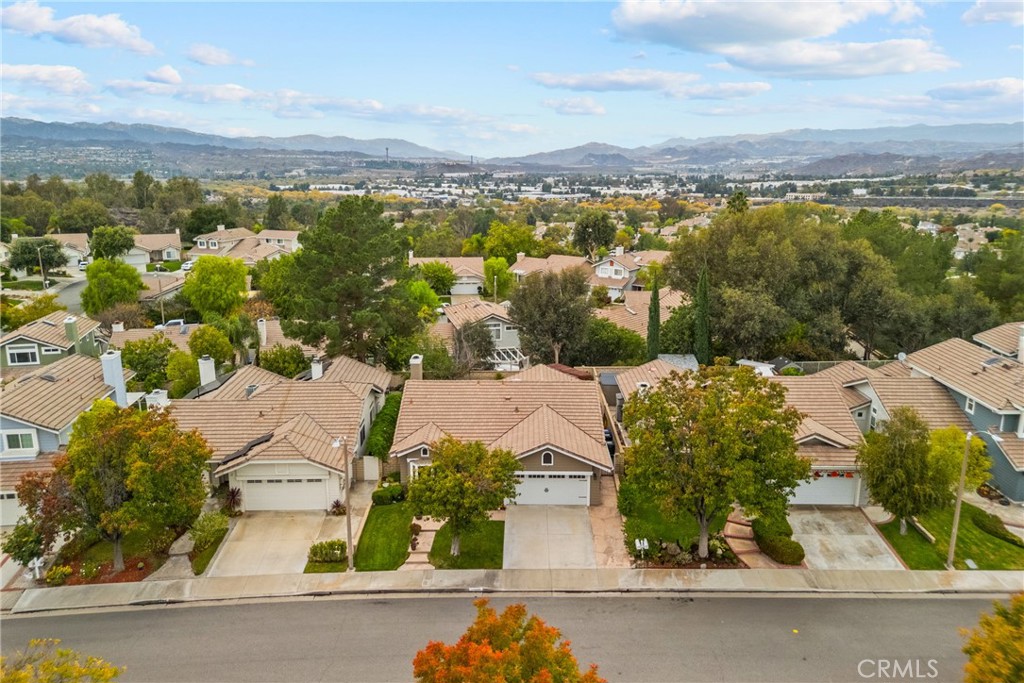 27251 Blakely Place Valencia, CA 91354 - Photo 26 of 31 an aerial view of residential houses with outdoor space and ocean view