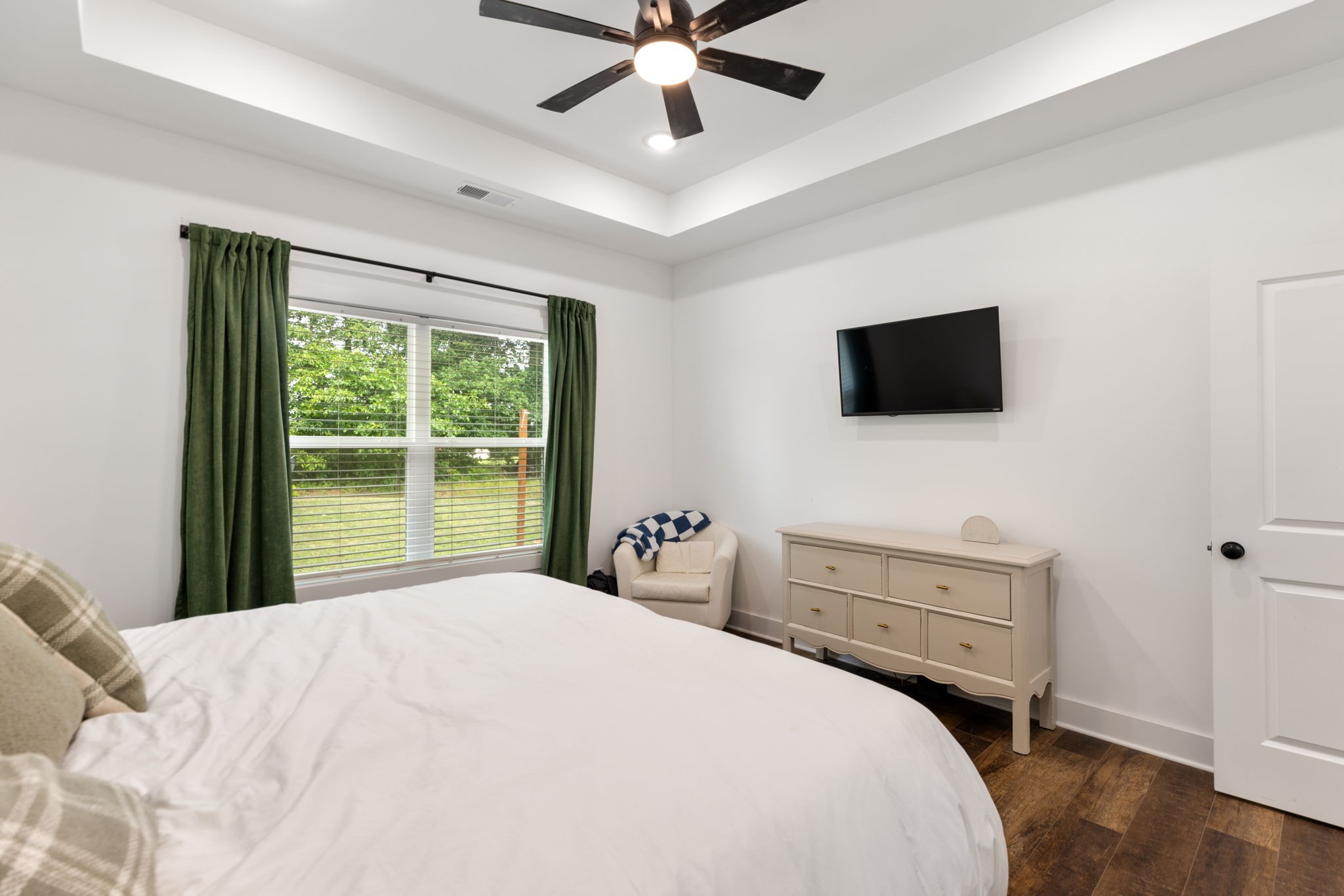 1578 Angus Way Greenbrier, TN 37073 - Photo 28 of 45 a bedroom with a bed and a flat screen tv