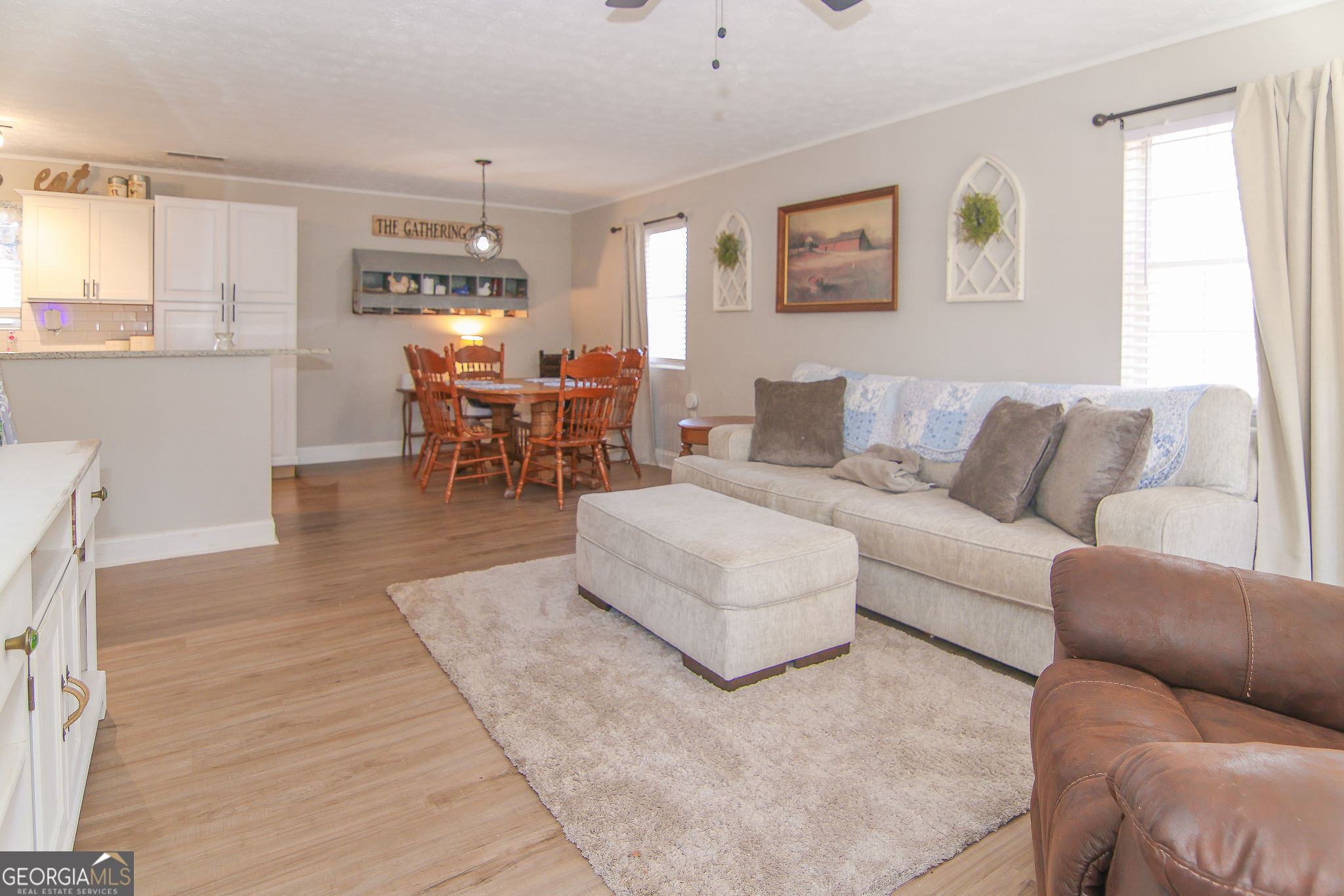 338 Young Road Franklin, GA 30217 - Photo 35 of 43 a living room with furniture and wooden floor