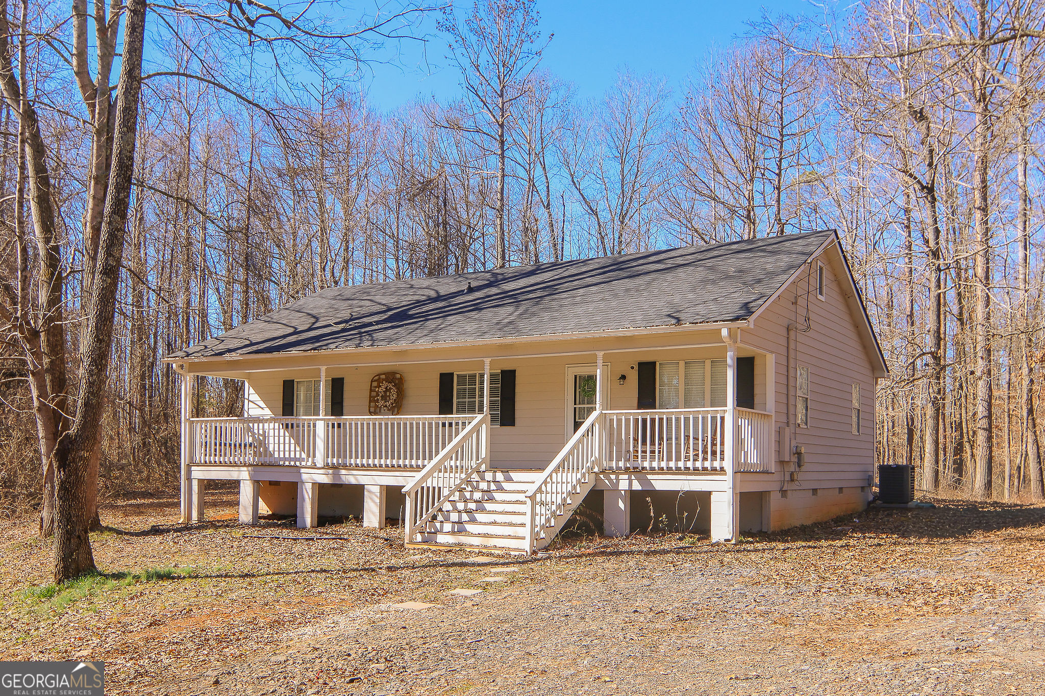 338 Young Road Franklin, GA 30217 - Photo 40 of 43 a front view of a house with a yard