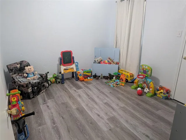 a children room with toys