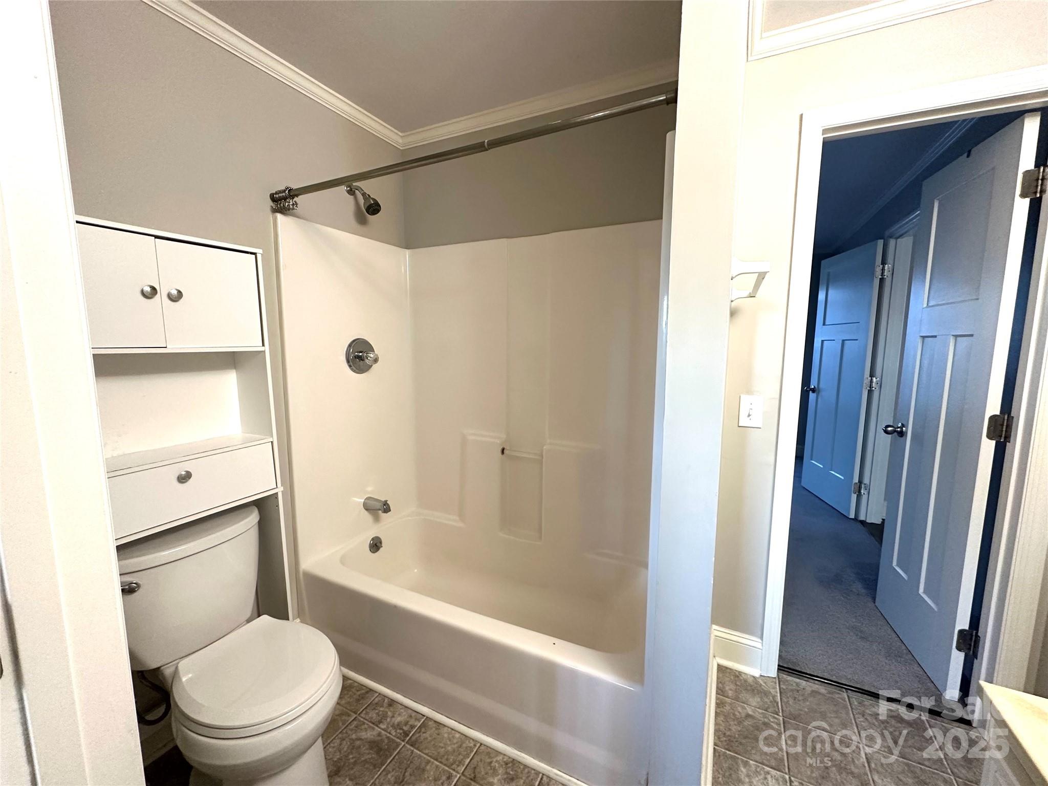 1073 Jones Road Kershaw, SC 29067 - Photo 16 of 18 a bathroom with a shower a toilet and a shower