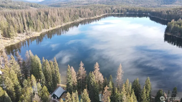 a view of a lake from a balcony