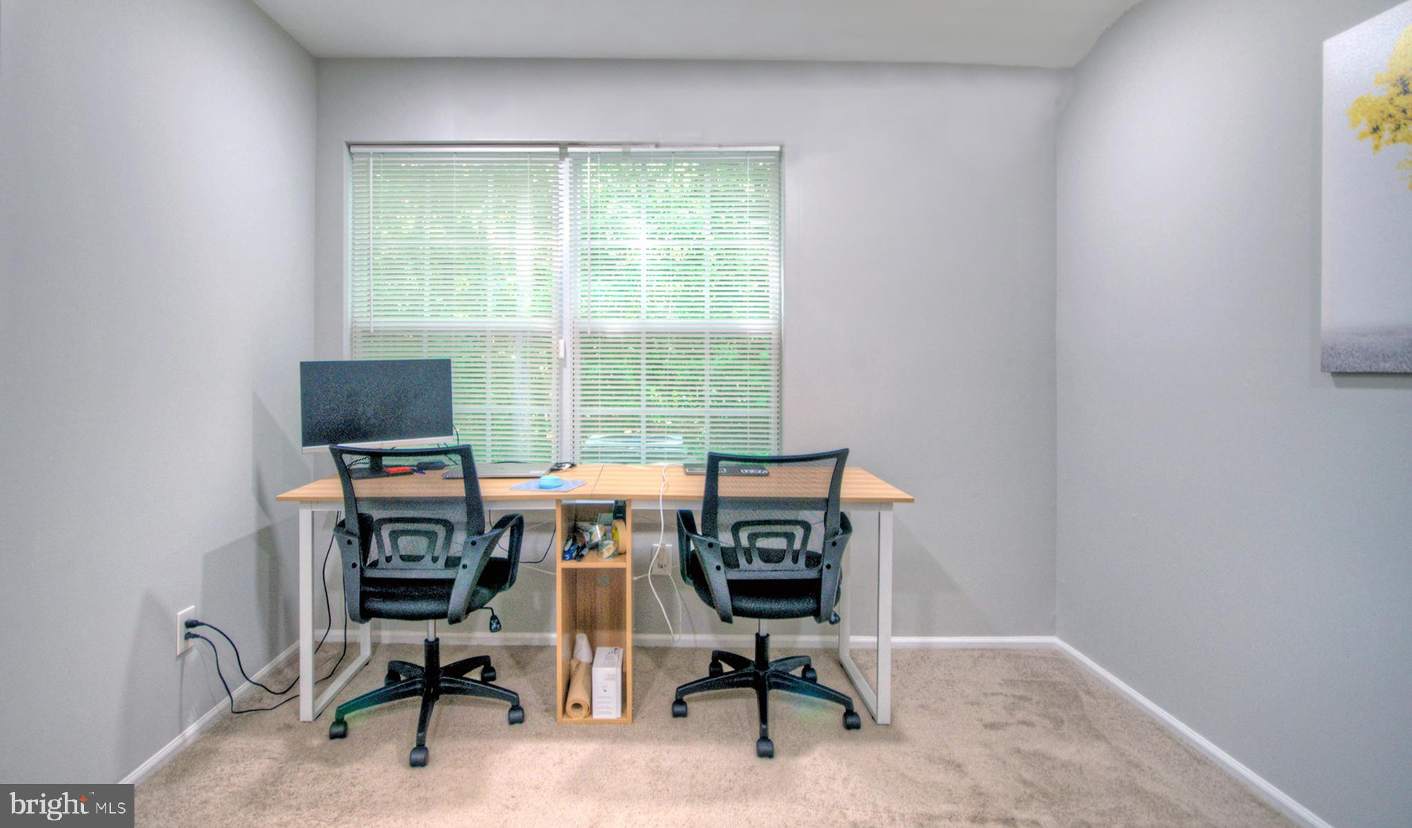 405 Quail Road Marlton, NJ 08053 - Photo 19 of 29 a view of a workspace with furniture and a window