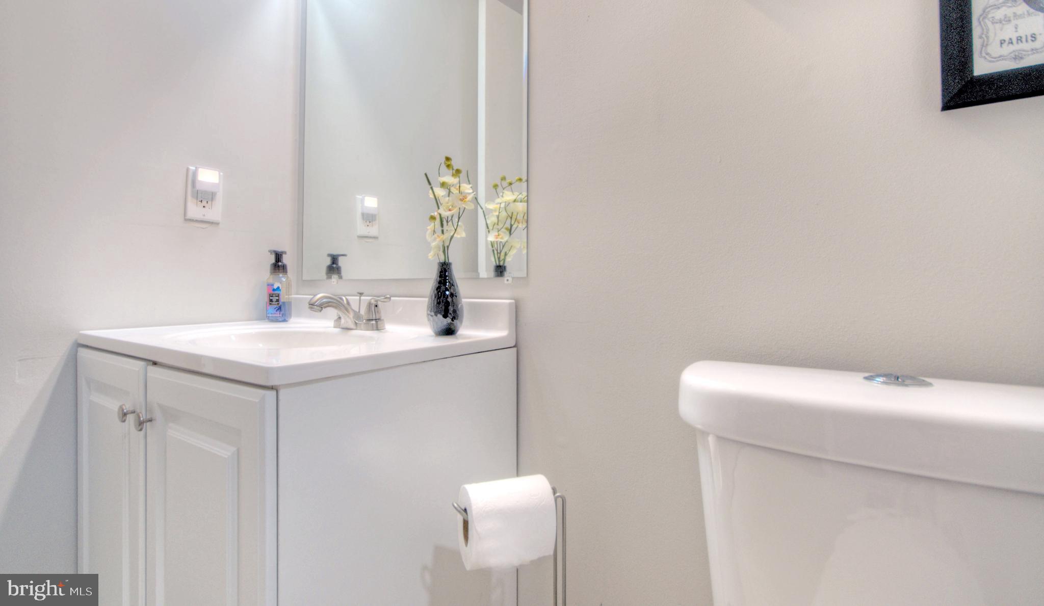405 Quail Road Marlton, NJ 08053 - Photo 29 of 29 a bathroom with a sink vanity and a mirror