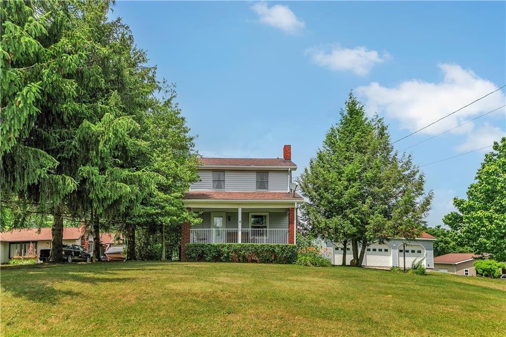 Explore Tranquility at this location on a 1 acre lot and a detached garage that features 8' garage doors; plumbing for a restroom, ample windows, attic storage, 100 amp service, RV hook-up and a window a/c unit for hot summer days.