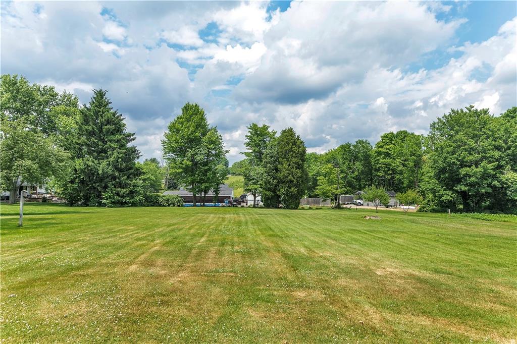 Great flat yard for play area for children or pets.