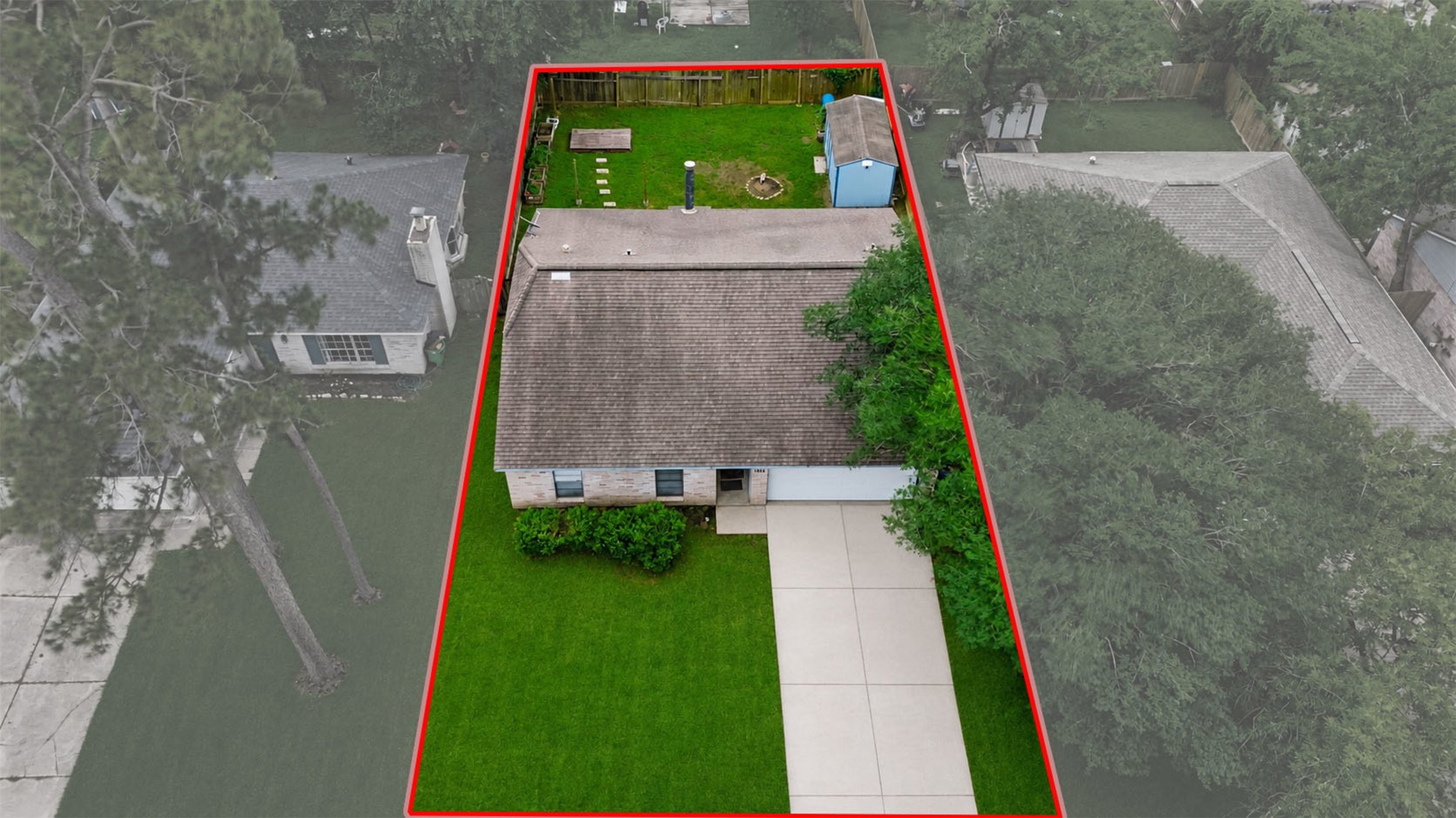 4818 Quailgate Drive Spring, TX 77373 - Photo 18 of 26 a view of yard