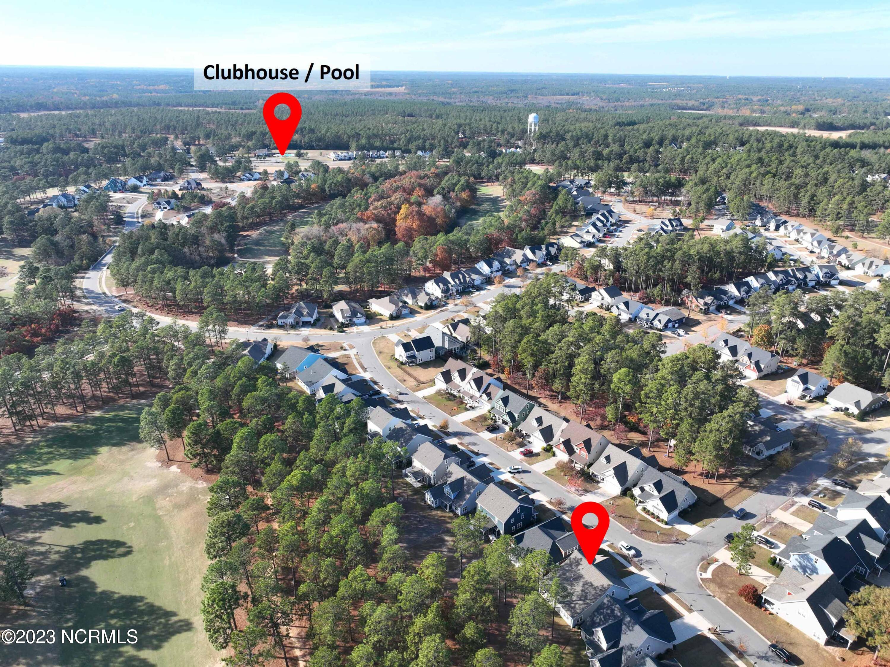 160 Warren Lake Road Aberdeen, NC 28315 - Photo 30 of 35 Drone Home to Pool