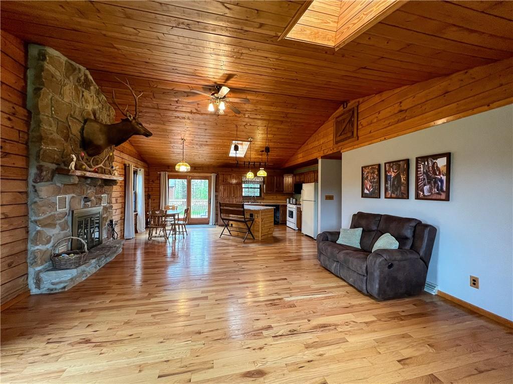 110 Zetta Lane Butler, PA 16002 - Photo 3 of 36 a living room with lots of furniture and kitchen view