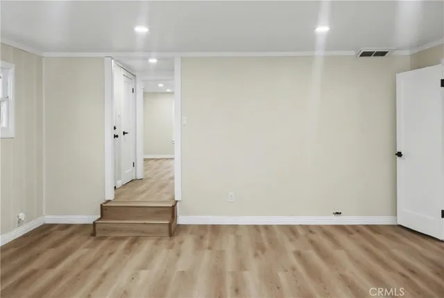 a view of an empty room