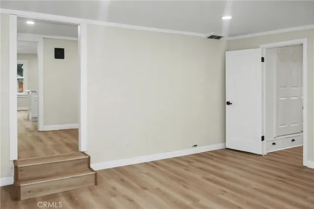 a view of an empty room