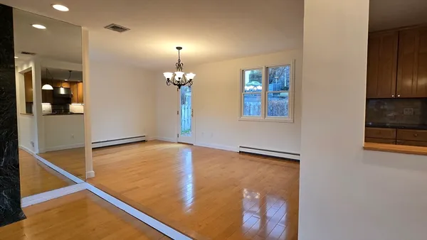 a view of an empty room