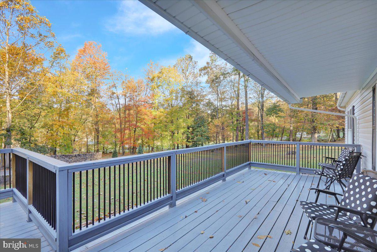 119 Smoketown Road Mertztown, PA 19539 - Photo 12 of 40 a view of a balcony with wooden floor