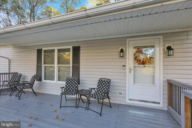 a view of outdoor space with seating space